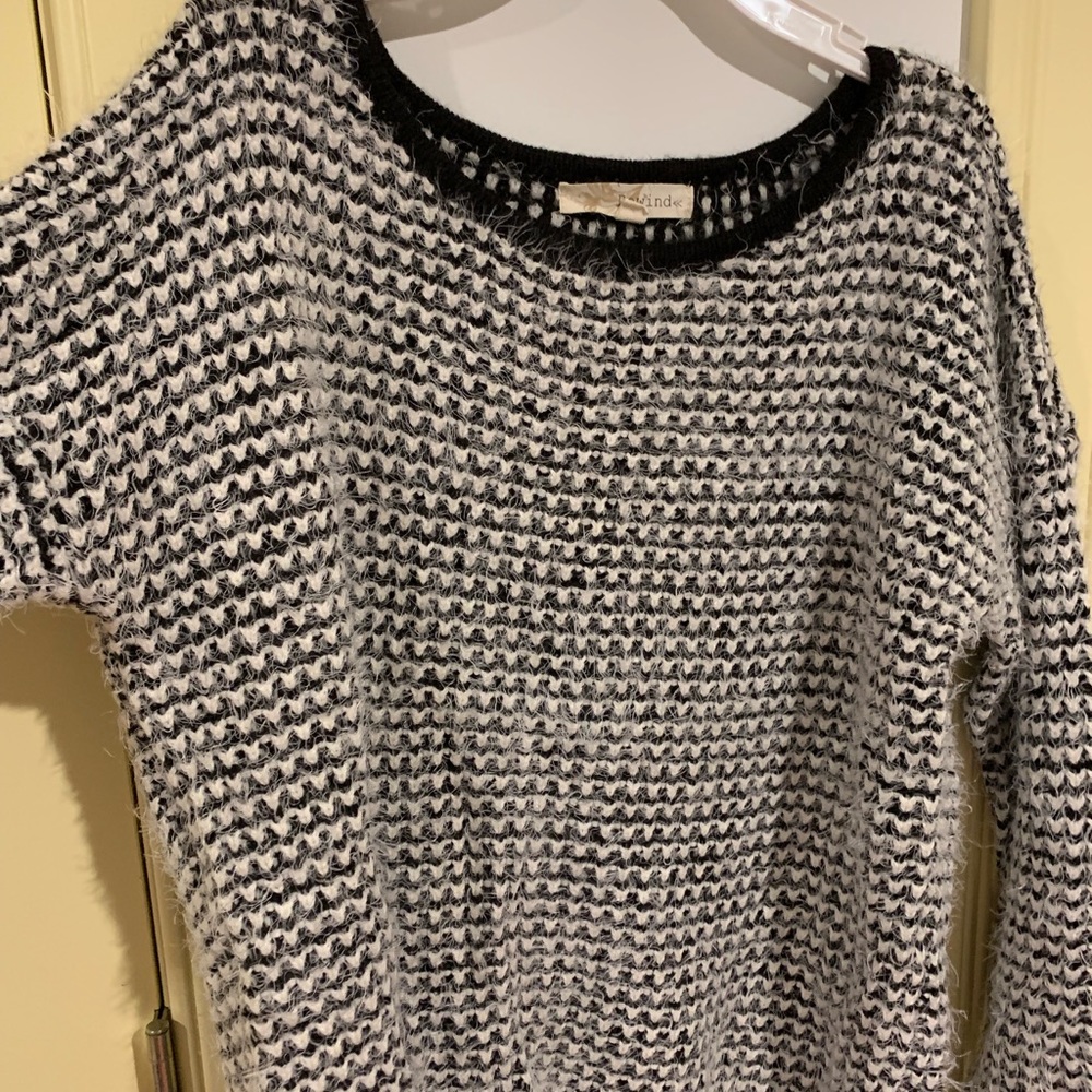 Black and White Sweater